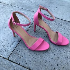 a•new•day Pink Ankle Strap Heels Size 8.5